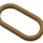 Hefty Wrap Ring 9in 229mm Silicone - Gold