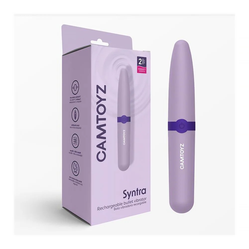 syntra-camtoyz-rechargeable-bullet-vibrator-purple Syntra Camtoyz Rechargeable Bullet Vibrator - Purple - Image 1