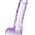 Naturally Yours - 6 Inch Crystalline Dildo - Amethyst