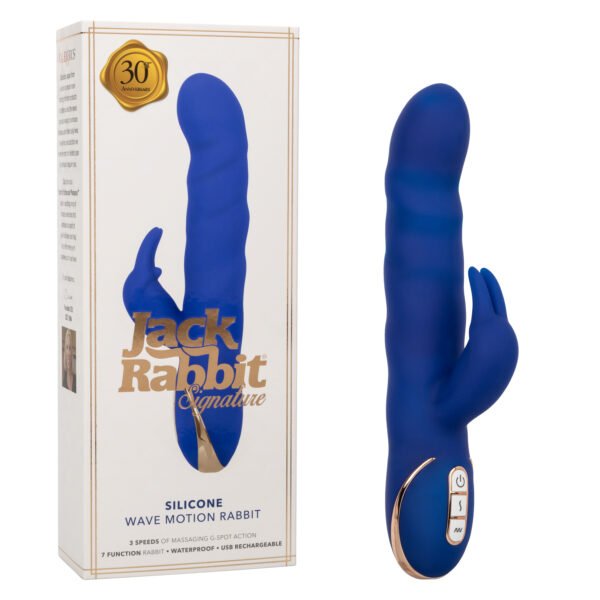 Jack Rabbit Signature Silicone Wave Motion Rabbit - Blue