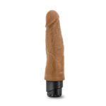 Dr. Skin Cock Vibe 14 Vibrating Cock Ring – Mocha, 8 Inch - Image 3