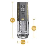 M for Men Spinmaster Pro Rechargeable Rotating Stroker – Gray - Image 6
