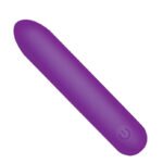Tapered Flexible Silicone Bullet - Purple - Image 2