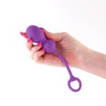 Techno Bop Rechargeable App-Controlled Insertable Vibrator – Violet - Image 4