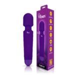 Tempest Wand Massager – Violet, Rechargeable Silicone Vibrator - Image 4