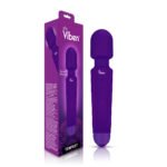 Tempest Wand Massager – Violet, Rechargeable Silicone Vibrator - Image 5