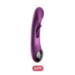 Tempo App-Controlled Tapping G-Spot Vibrator - Purple - Image 2