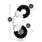 Temptasia Beginner Cuffs Stainless Steel Bondage Restraints – Black - Image 3