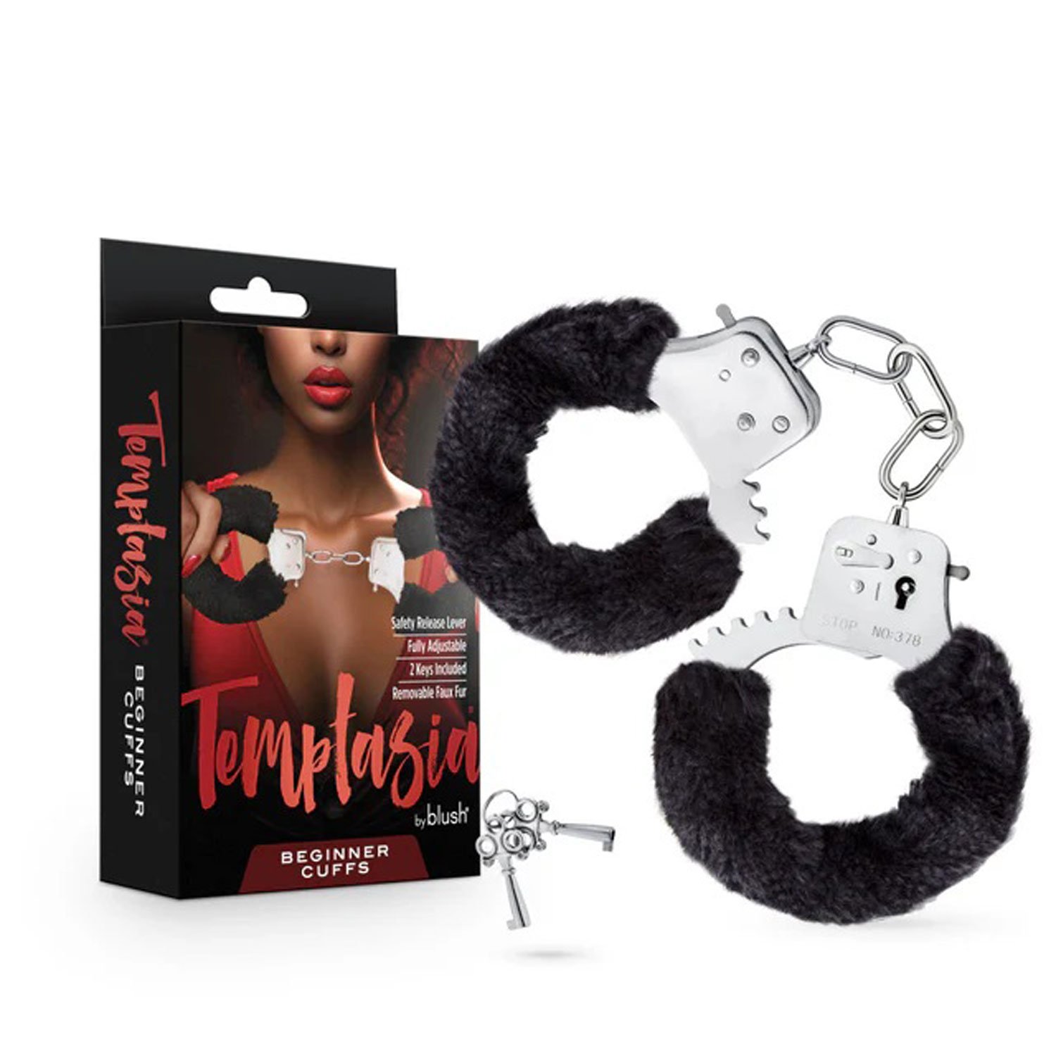 temptasia-beginner-cuffs-black Temptasia Beginner Cuffs Black - Image 1