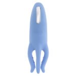 Tentacle Tickler Vibrator – Blue, Phthalate-Free Silicone, USB Rechargeable - Image 2