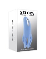 Tentacle Tickler Vibrator – Blue, Phthalate-Free Silicone, USB Rechargeable