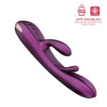 Terri App-Controlled Tapping Rabbit Vibrator – Purple - Image 2