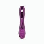 Terri App-Controlled Tapping Rabbit Vibrator – Purple - Image 5