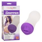 Gripper Deep Throat Grip TPE Stroker – Purple - Image 4