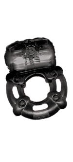 The Macho Stallions Pulsating Erection Keeper - Black - Image 3