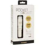 The Original Pocket Rocket White Vibrating Clitoral Stimulator - Image 3