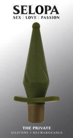 The Private Green Vibrating Anal Plug – Phthalate-Free Silicone, USB Rechargeable - Image 7