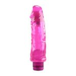 Thicc Boi Pink Vibrator – 9 in, Waterproof, Phthalate-Free TPE - Image 3