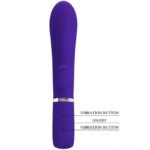 Thomas Super Soft Silicone Rabbit Vibrator – Purple - Image 2