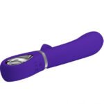 Thomas Super Soft Silicone Rabbit Vibrator – Purple - Image 4