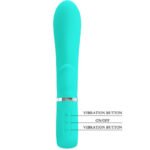 Thomas Super Soft Silicone Rabbit Vibrator - Turquoise
