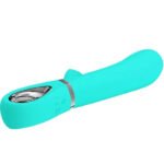 Thomas Super Soft Silicone Rabbit Vibrator – Turquoise - Image 3