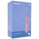Satisfyer Threesome 1 Rechargeable Vibrator – Pink - Image 3