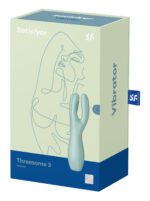 Satisfyer Threesome 3 Rechargeable Vibrator – Mint
