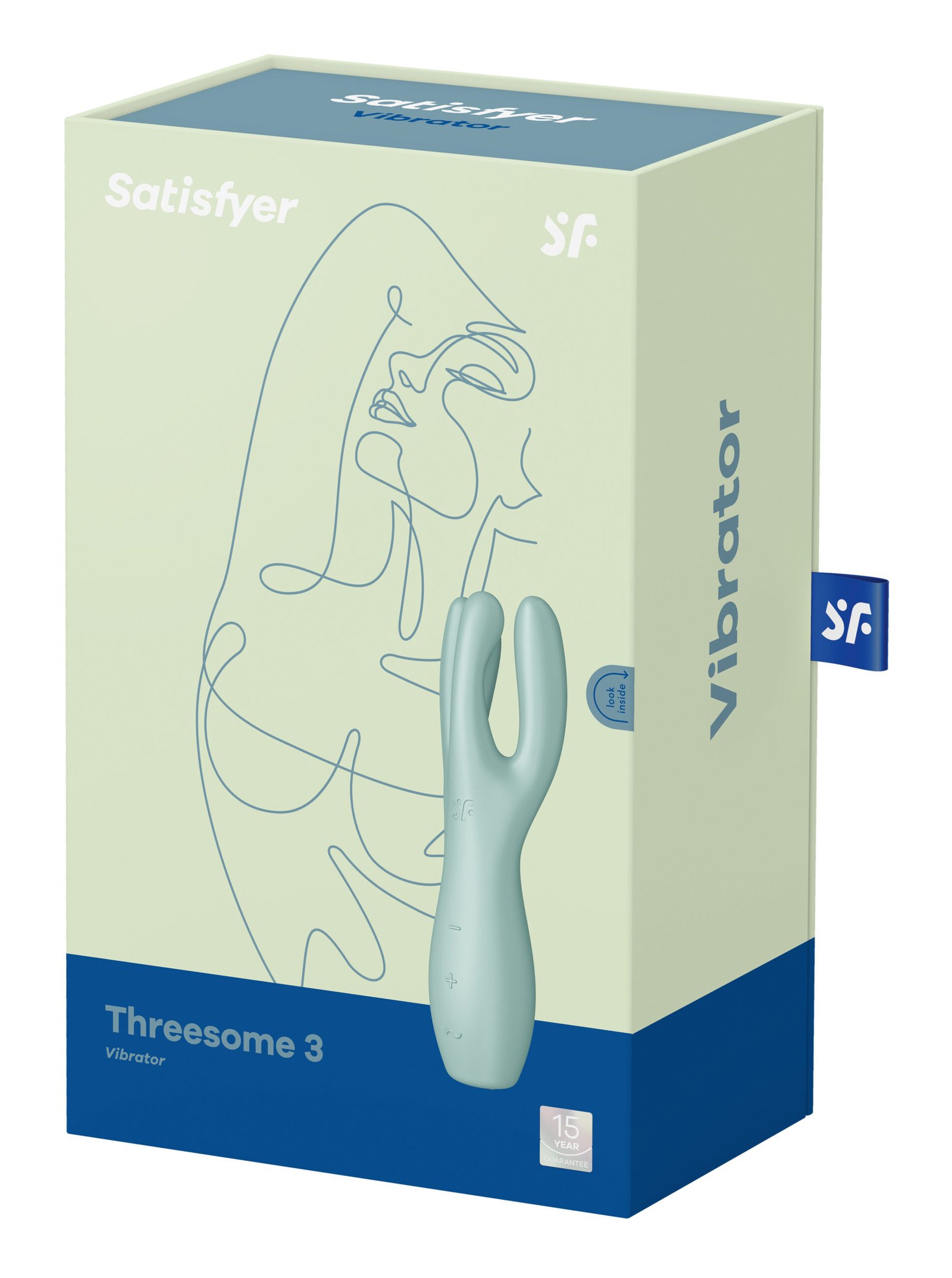 threesome-3-vibrator-mint Threesome 3 Vibrator - Mint - Image 1
