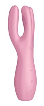 Satisfyer Threesome 3 Rechargeable Vibrator – Pink - Image 6