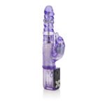 Thrusting Panther Vibrating Vibrator with Rotating Beads – Purple - Image 3