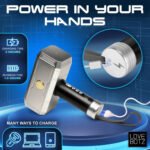 Thunder Stroker Sucking Masturbator – Silver, Rechargeable, Multi-Speed Vibration and Suction - Image 2