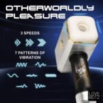 Thunder Stroker Sucking Masturbator – Silver, Rechargeable, Multi-Speed Vibration and Suction - Image 4
