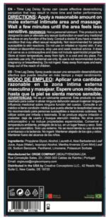 Orgie Time Lag Delay Spray for Men 0.88 fl oz - Image 2