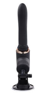 Too Hot to Handle Black Thrusting and Vibrating Machine with Suction Cup Mount - Image 3