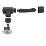 Too Hot to Handle Black Thrusting and Vibrating Machine with Suction Cup Mount - Image 5