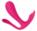 Satisfyer Top Secret Plus Rechargeable App-Controlled Dual-Motor Wearable Vibrator – Pink - Image 2