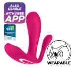 Satisfyer Top Secret Plus Rechargeable App-Controlled Dual-Motor Wearable Vibrator – Pink - Image 3