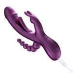 Trilux - App Controlled Rabbit Vibrator - Purple - Image 2