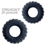 Truckt 2 Piece Cockring Set Atomic Jock - Night Black - Image 2