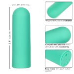 Turbo Buzz Rounded Mini Bullet Vibrator – Green - Image 4