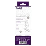 Twist Rechargeable Anal Vibe - Deep Purple - Image 5