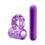Play With Me - Couples Play - Vibrating Cock Ring - Purple - Image 5