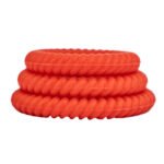 Ram Ultra Cocksweller Red Silicone Cock Ring Set – 3 Rings - Image 2