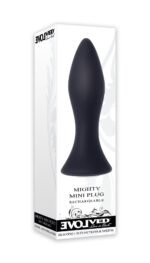 Mini Butt Plug Vibrating Anal Plug – Black, Rechargeable