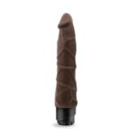 Dr. Skin Cock Vibe 1 Vibrating Cock Ring – Chocolate, 9 Inch - Image 4
