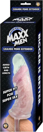 Maxx Men Grande Penis Sleeve - Clear - Image 3