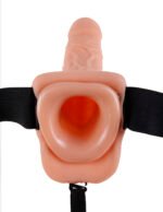 Fetish Fantasy Series 7 Inch Hollow Strap-on With Balls - Flesh - Image 2