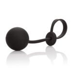 Weighted Lasso Cock Ring – Black - Image 4