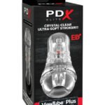 Pdx Elite Viewtube Plus See-Thru Ez-Grip Stroker - Clear